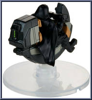 Darth Maul's Speeder from Star Wars - Hot Wheels Starships - Yellow Outlined Letters manufactured by Mattel [Loose]