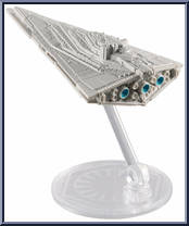 First Order Star Destroyer from Star Wars - Hot Wheels Starships - White Card / Red Letters manufactured by Mattel [Loose]