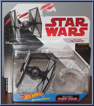 First Order Tie Fighter from Star Wars - Hot Wheels Starships - White Card / Red Letters manufactured by Mattel [Front]
