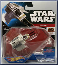 Phantom from Star Wars - Hot Wheels Starships - Black Card / White Letters manufactured by Mattel [Front]