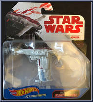 Resistance Bomber from Star Wars - Hot Wheels Starships - White Card / Red Letters manufactured by Mattel [Front]