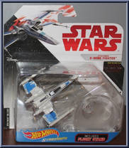 Resistance X-Wing Fighter from Star Wars - Hot Wheels Starships - White Card / Red Letters manufactured by Mattel [Front]