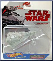 Star Destroyer from Star Wars - Hot Wheels Starships - White Card / Red Letters manufactured by Mattel [Front]