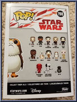 Porg (Flocked) (Chase) from Star Wars - Last Jedi - Pop! Vinyl Figures manufactured by Funko [Back]