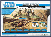 Battle at the Sarlacc Pit from Star Wars - Legacy Collection - Battle Packs manufactured by Hasbro [Back]