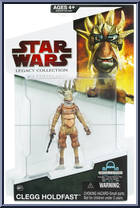 Clegg Holdfast from Star Wars - Legacy Collection - Red / White Cards manufactured by Hasbro [Front]