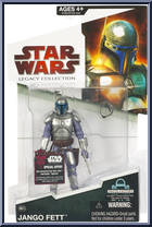 Jango Fett from Star Wars - Legacy Collection - Red / White Cards manufactured by Hasbro [Front]