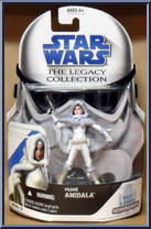 Padme Amidala (Cold Weather Gear) from Star Wars - Legacy Collection - Blue / White Cards manufactured by Hasbro [Front]
