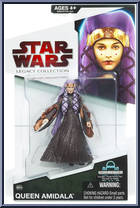 Queen Amidala (Travel Gown) from Star Wars - Legacy Collection - Red / White Cards manufactured by Hasbro [Front]