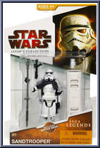 Sandtrooper from Star Wars - Legacy Collection - Red / White Cards - Saga Legends manufactured by Hasbro [Front]