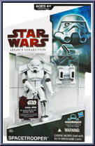 Spacetrooper from Star Wars - Legacy Collection - Red / White Cards manufactured by Hasbro [Front]