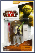 Yoda from Star Wars - Legacy Collection - Red / White Cards - Saga Legends manufactured by Hasbro [Front]