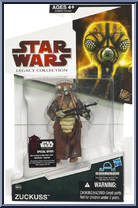 Zuckuss from Star Wars - Legacy Collection - Red / White Cards manufactured by Hasbro [Front]