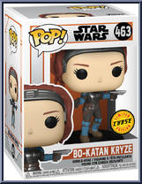 Bo-Katan Kryze (No Helmet) (Chase) from Star Wars - Mandalorian - Pop! Vinyl Figures manufactured by Funko [Front]