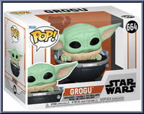 Grogu (Hovering Pram) from Star Wars - Mandalorian - Pop! Vinyl Figures manufactured by Funko [Front]