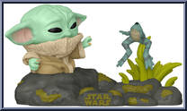 Grogu with Frog from Star Wars - Mandalorian - Pop! Vinyl Figures manufactured by Funko [Loose]