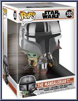 Mandalorian with The Child (10" Scale) from Star Wars - Mandalorian - Pop! Vinyl Figures manufactured by Funko [Front]