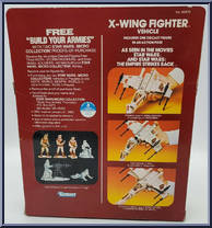 X-Wing Fighter from Star Wars - Micro Collection - Basic Series manufactured by Kenner [Back]