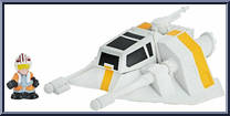 Snowspeeder from Star Wars - Micro Force - Vehicles manufactured by Hasbro [Loose]