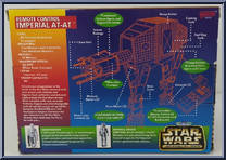 AT-AT (Remote Control) from Star Wars - Micro Machines - Action Fleet - Vehicles manufactured by Galoob [Back]