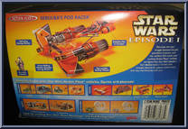Sebulba's Podracer from Star Wars - Micro Machines - Action Fleet - Vehicles manufactured by Galoob [Back]