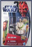 Qui-Gon Jinn (Grappling Hook Launcher) from Star Wars - Movie Heroes - Darth Maul Package manufactured by Hasbro [Front]
