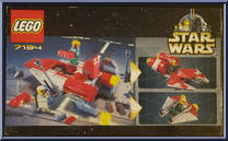 A-Wing Fighter from Star Wars - Original Trilogy - Basic Series manufactured by Lego [Back]