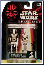 Battle Droid (with Clean Battle Droid) from Star Wars - Phantom Menace - Foreign Exclusive manufactured by Hasbro [Front]