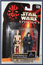 Darth Sidious (with Battle Droid) from Star Wars - Phantom Menace - Foreign Exclusive manufactured by Hasbro [Front]