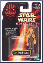 Jar Jar Binks from Star Wars - Phantom Menace - Foreign Exclusive - 2" Scale manufactured by Hasbro [Front]