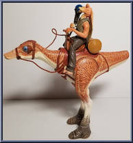 Kaadu and Jar Jar Binks from Star Wars - Phantom Menace - Beast Pack manufactured by Hasbro [Loose]
