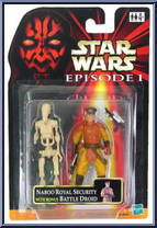 Naboo Royal Security (with Battle Droid) from Star Wars - Phantom Menace - Foreign Exclusive manufactured by Hasbro [Front]
