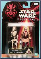 Ric Olie (with Battle Droid) from Star Wars - Phantom Menace - Foreign Exclusive manufactured by Hasbro [Front]