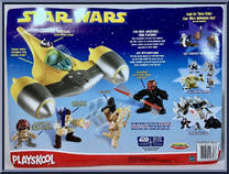 Duel with Darth Maul from Star Wars - Basic Series manufactured by Playskool [Back]