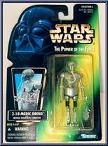2-1B Medic Droid from Star Wars - Power of the Force II - Green Card manufactured by Kenner [Front]