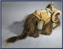 Bantha & Tusken Raider from Star Wars - Power of the Force II - Creature Sets manufactured by Kenner [Loose]