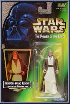 Ben (Obi-Wan) Kenobi from Star Wars - Power of the Force II - Hologram Green Card manufactured by Kenner [Front]