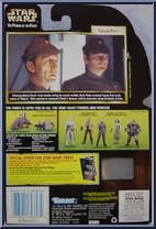 Captain Piett from Star Wars - Power of the Force II - Freeze Frame manufactured by Kenner [Back]