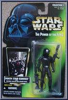 Death Star Gunner from Star Wars - Power of the Force II - Green Card manufactured by Kenner [Front]