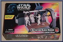 Detention Block Rescue from Star Wars - Power of the Force II - Playsets manufactured by Kenner [Front]