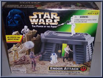 Endor Attack from Star Wars - Power of the Force II - Playsets manufactured by Kenner [Front]