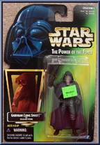 Garindan (Long Snoot) from Star Wars - Power of the Force II - Hologram Green Card manufactured by Kenner [Front]