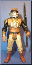 Lando Calrissian (Skiff Guard Disguise) from Star Wars - Power of the Force II - Hologram Green Card manufactured by Kenner [Loose]