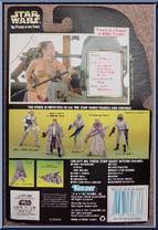 Princess Leia (Jabba's Prisoner) from Star Wars - Power of the Force II - Hologram Green Card manufactured by Kenner [Back]