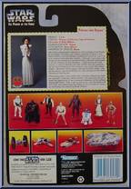 Princess Leia Organa from Star Wars - Power of the Force II - Red Card manufactured by Kenner [Back]