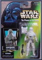 Snowtrooper from Star Wars - Power of the Force II - Green Card manufactured by Kenner [Front]