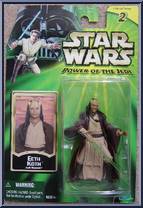Eeth Koth (Jedi Master) from Star Wars - Power of the Jedi - Phantom Menace manufactured by Kenner [Front]