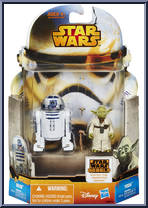 R2-D2 / Yoda from Star Wars - Rebels - Mission Series manufactured by Hasbro [Front]