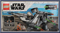 Black Ace TIE Interceptor from Star Wars - Resistance - Basic Series manufactured by Lego [Back]