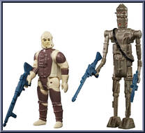 Bounty Hunters (Dengar / IG-88) from Star Wars - Retro Collection - Empire Strikes Back manufactured by Hasbro [Loose]